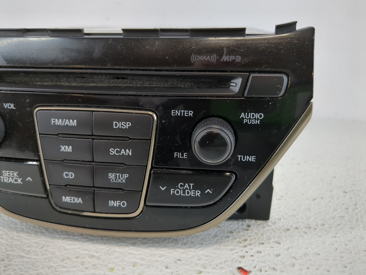 2013-2015 Hyundai Genesis Radio AM FM Cd Player Receiver Replacement P/N:96180-2M117YHG Fits Fits 2013 2014 2015 OEM Used Au
