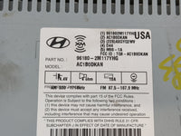 2013-2015 Hyundai Genesis Radio AM FM Cd Player Receiver Replacement P/N:96180-2M117YHG Fits Fits 2013 2014 2015 OEM Used Au