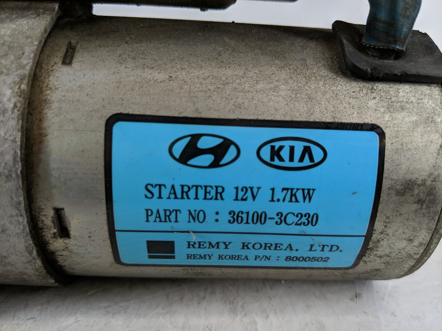 2013-2016 Hyundai Genesis Car Starter Motor Solenoid OEM P/N:36100-3C230 Fits Fits 2013 2014 2015 2016 OEM Used Auto Parts -