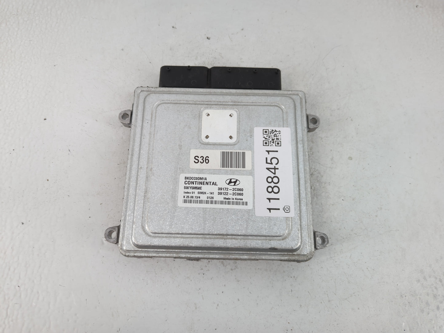 2013-2014 Hyundai Genesis PCM Engine Control Computer ECU ECM PCU OEM P/N:39172-2C060 Fits Fits 2013 2014 OEM Used Auto Part