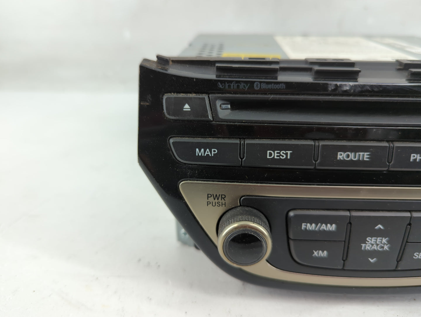 2013 Hyundai Genesis Radio AM FM Cd Player Receiver Replacement P/N:96560-2M770YHG Fits OEM Used Auto Parts - Oemusedautopar