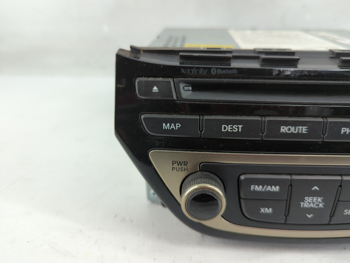2013 Hyundai Genesis Radio AM FM Cd Player Receiver Replacement P/N:96560-2M770YHG Fits OEM Used Auto Parts - Oemusedautopar