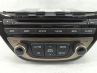2013 Hyundai Genesis Radio AM FM Cd Player Receiver Replacement P/N:96560-2M770YHG Fits OEM Used Auto Parts - Oemusedautopar