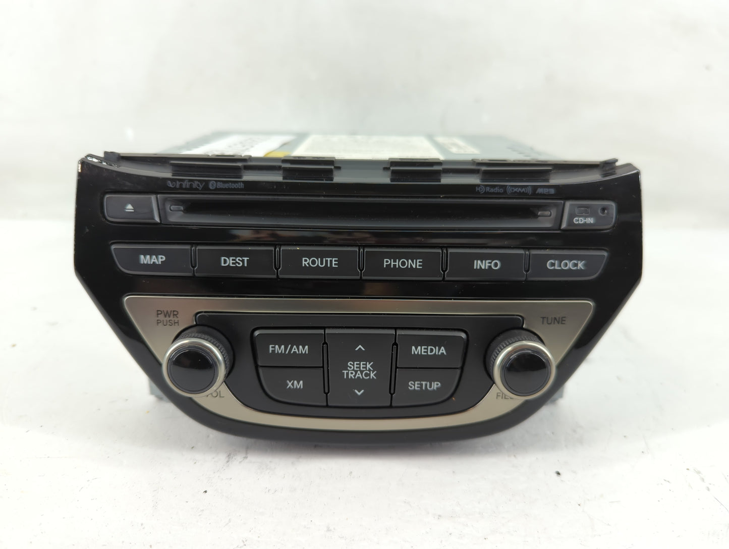 2013-2015 Hyundai Genesis Radio AM FM Cd Player Receiver Replacement P/N:96560-2M770YHG Fits Fits 2013 2014 2015 OEM Used Au