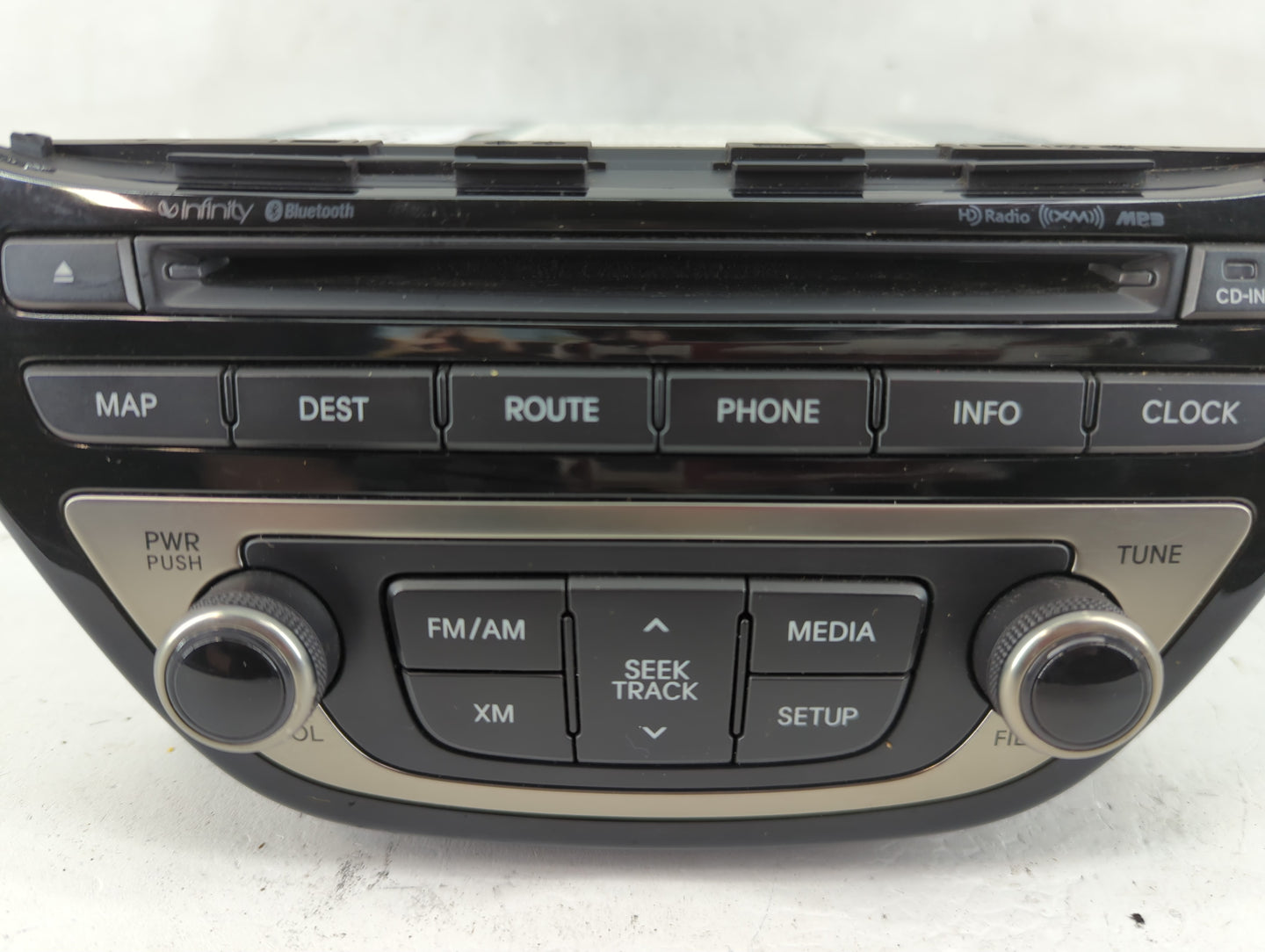 2013-2015 Hyundai Genesis Radio AM FM Cd Player Receiver Replacement P/N:96560-2M770YHG Fits Fits 2013 2014 2015 OEM Used Au