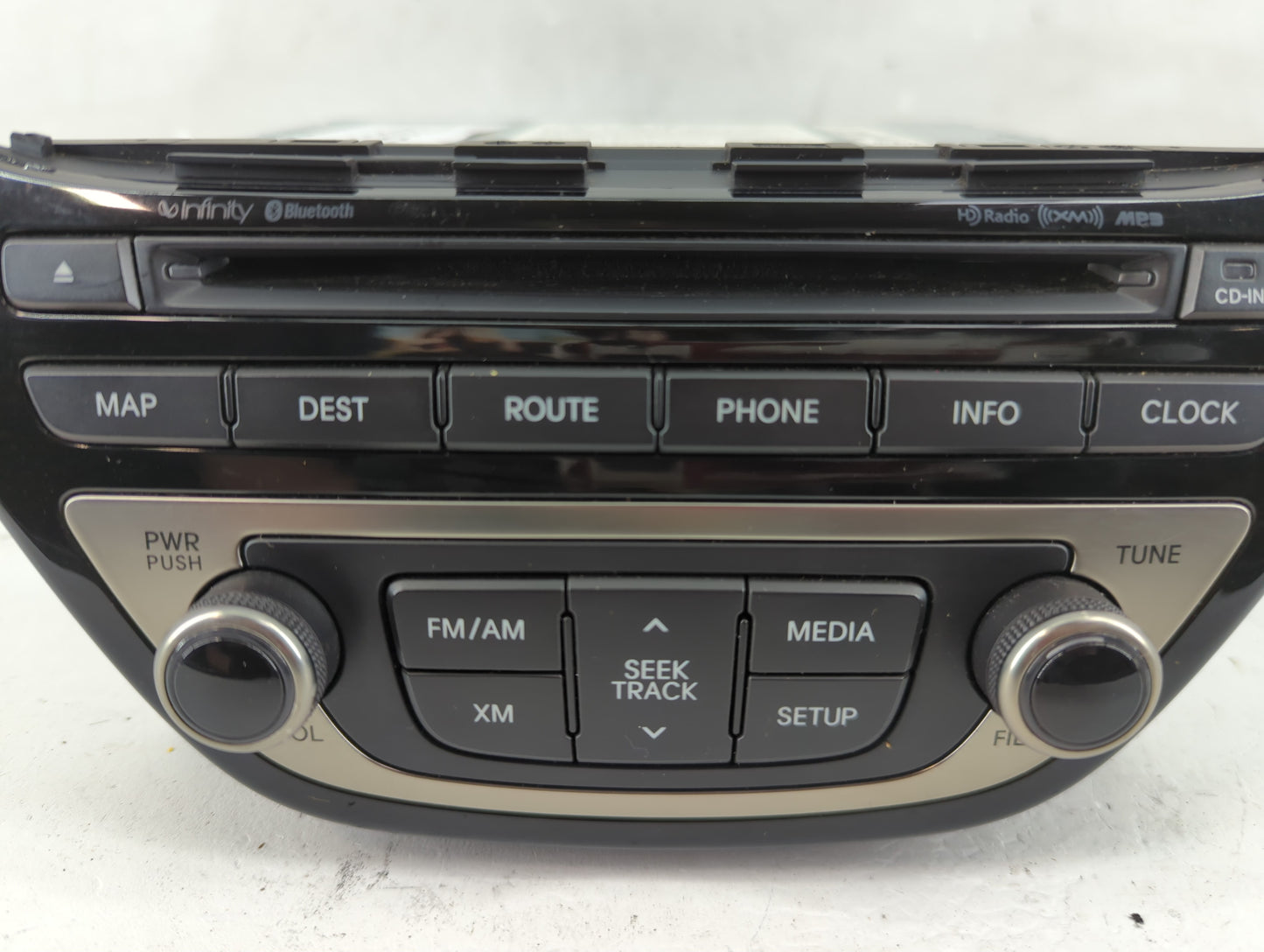 2013-2015 Hyundai Genesis Radio AM FM Cd Player Receiver Replacement P/N:96560-2M770YHG Fits Fits 2013 2014 2015 OEM Used Au