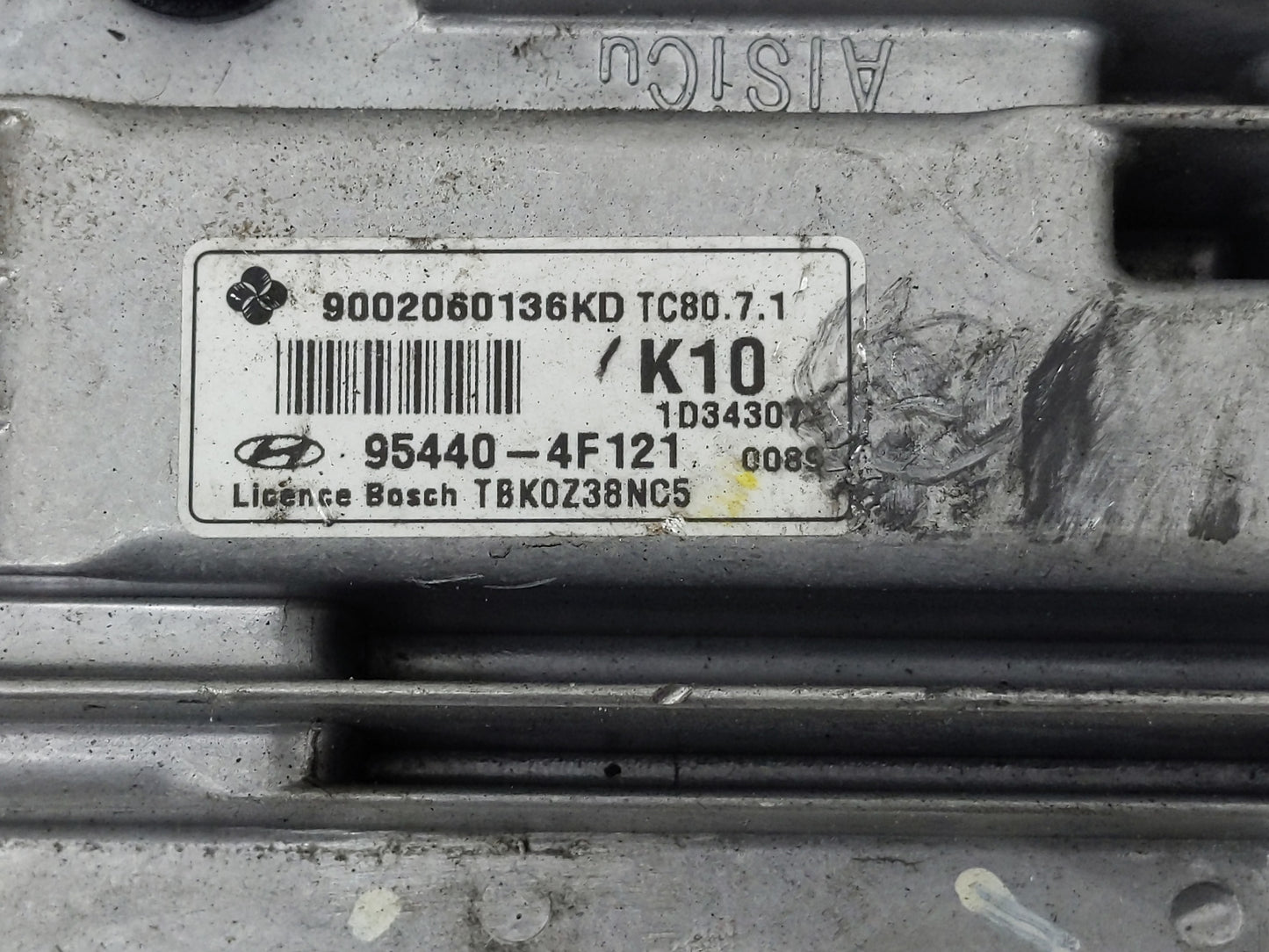 2013 Hyundai Genesis PCM Engine Control Computer ECU ECM PCU OEM P/N:95440-4F121 Fits OEM Used Auto Parts - Oemusedautoparts