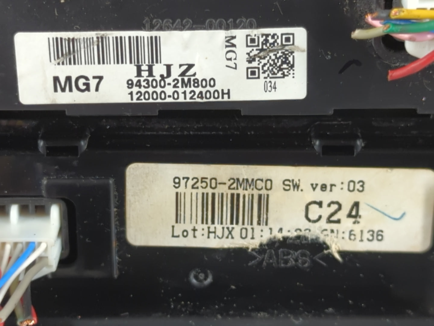 2013-2016 Hyundai Genesis Climate Control Module Temperature AC/Heater Replacement P/N:97250-2MMC0 Fits Fits 2013 2014 2015 