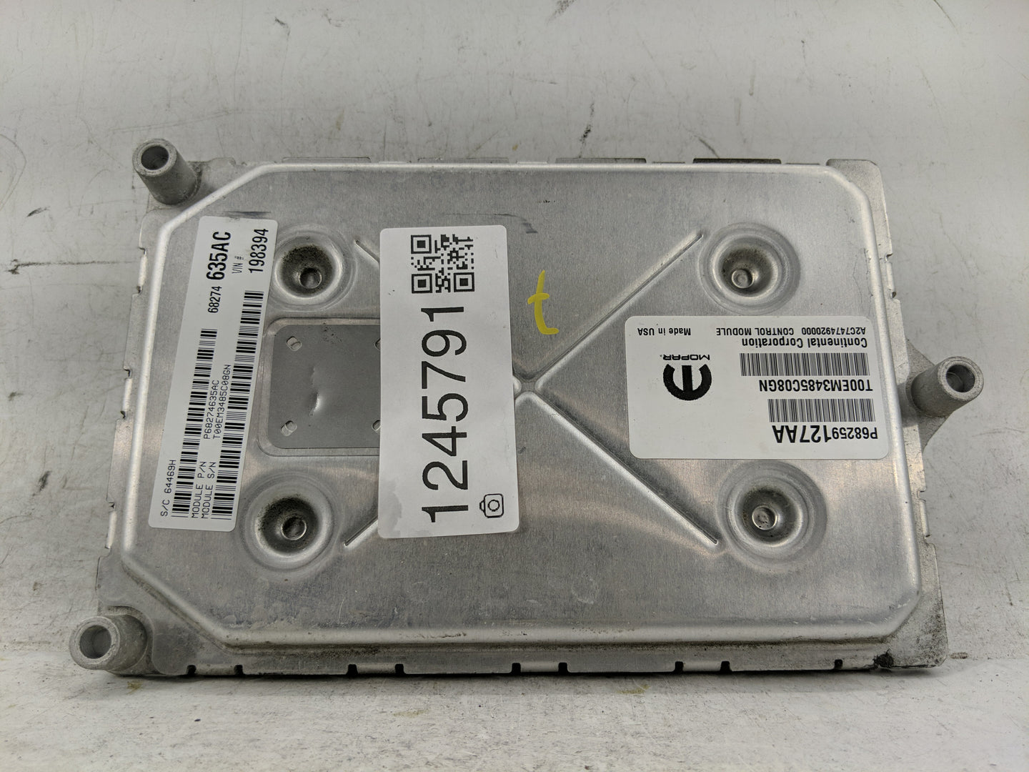 2013-2014 Hyundai Genesis PCM Engine Control Computer ECU ECM PCU OEM P/N:P68259127AA Fits Fits 2013 2014 OEM Used Auto Part