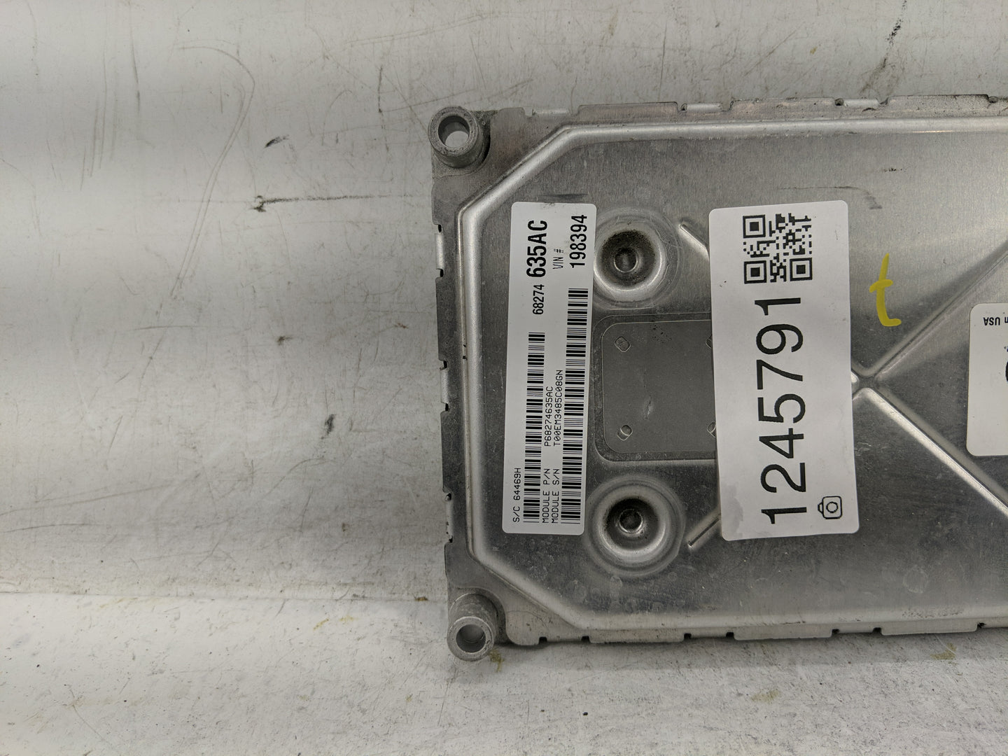 2013-2014 Hyundai Genesis PCM Engine Control Computer ECU ECM PCU OEM P/N:P68259127AA Fits Fits 2013 2014 OEM Used Auto Part