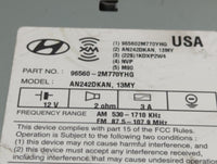2013 Hyundai Genesis Radio AM FM Cd Player Receiver Replacement P/N:96560-2M770YHG Fits OEM Used Auto Parts - Oemusedautopar