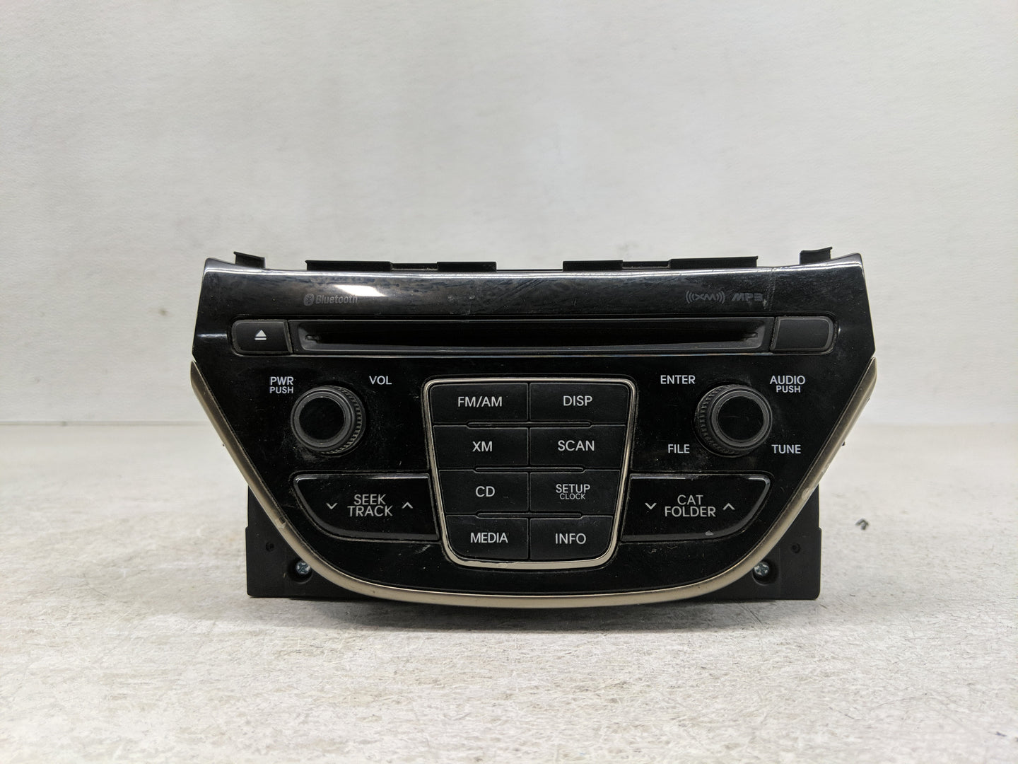 2013-2015 Hyundai Genesis Radio AM FM Cd Player Receiver Replacement P/N:96180-2M117YHG Fits Fits 2013 2014 2015 OEM Used Au