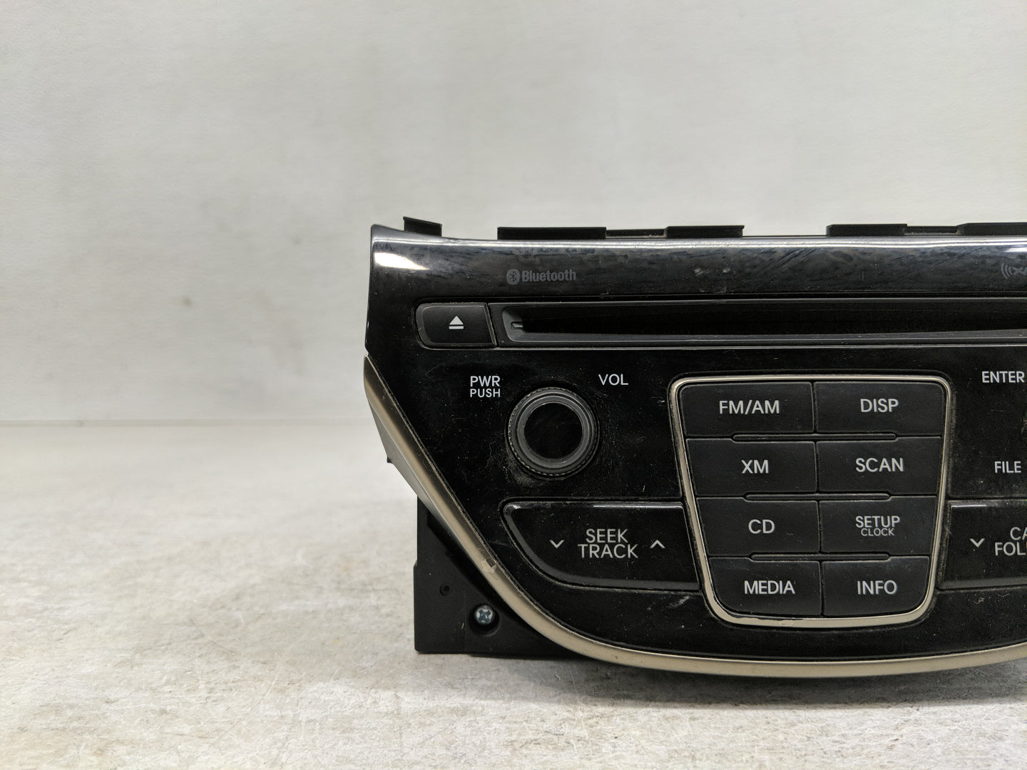 2013-2015 Hyundai Genesis Radio AM FM Cd Player Receiver Replacement P/N:96180-2M117YHG Fits Fits 2013 2014 2015 OEM Used Au