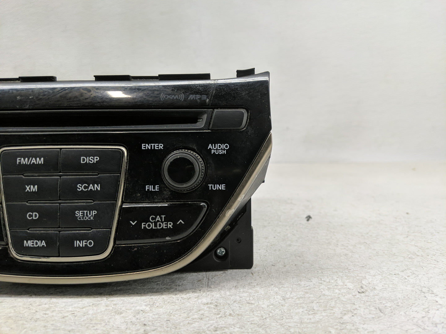 2013-2015 Hyundai Genesis Radio AM FM Cd Player Receiver Replacement P/N:96180-2M117YHG Fits Fits 2013 2014 2015 OEM Used Au
