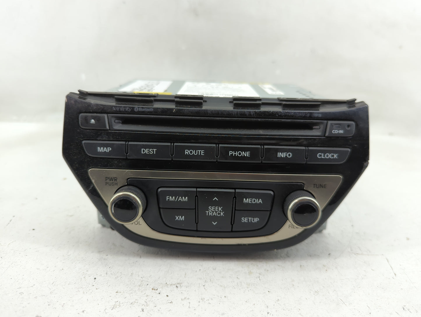 2013-2015 Hyundai Genesis Radio AM FM Cd Player Receiver Replacement P/N:96560-2M770YHG Fits Fits 2013 2014 2015 OEM Used Au