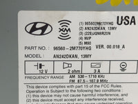 2013-2015 Hyundai Genesis Radio AM FM Cd Player Receiver Replacement P/N:96560-2M770YHG Fits Fits 2013 2014 2015 OEM Used Au