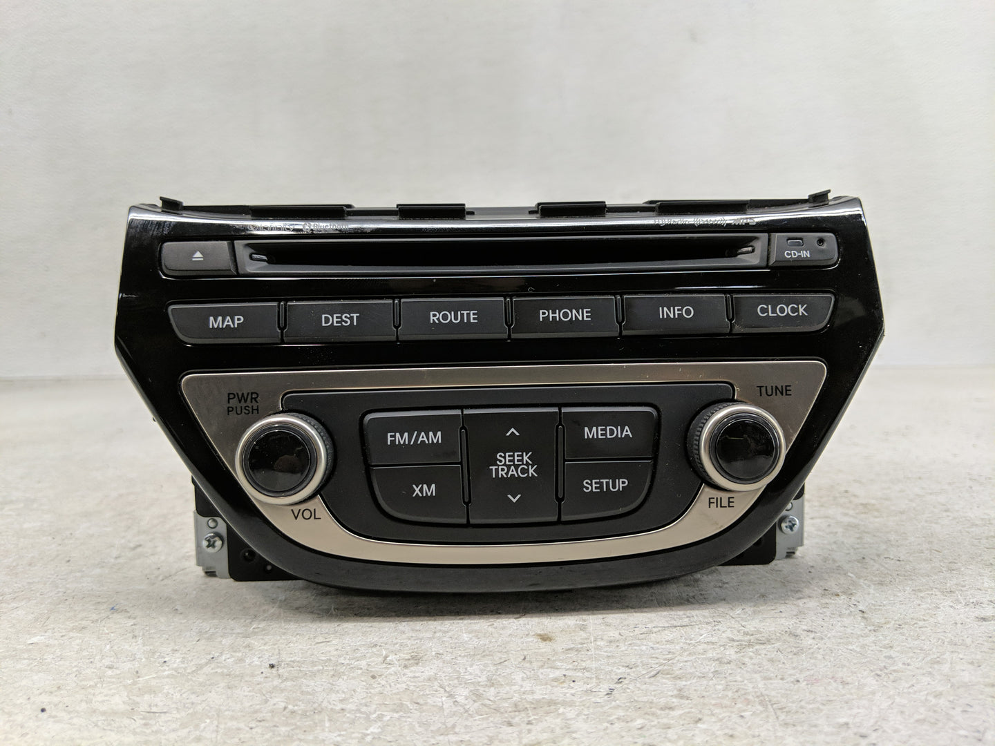2013-2015 Hyundai Genesis Radio AM FM Cd Player Receiver Replacement P/N:96560-2M770YHG Fits Fits 2013 2014 2015 OEM Used Au