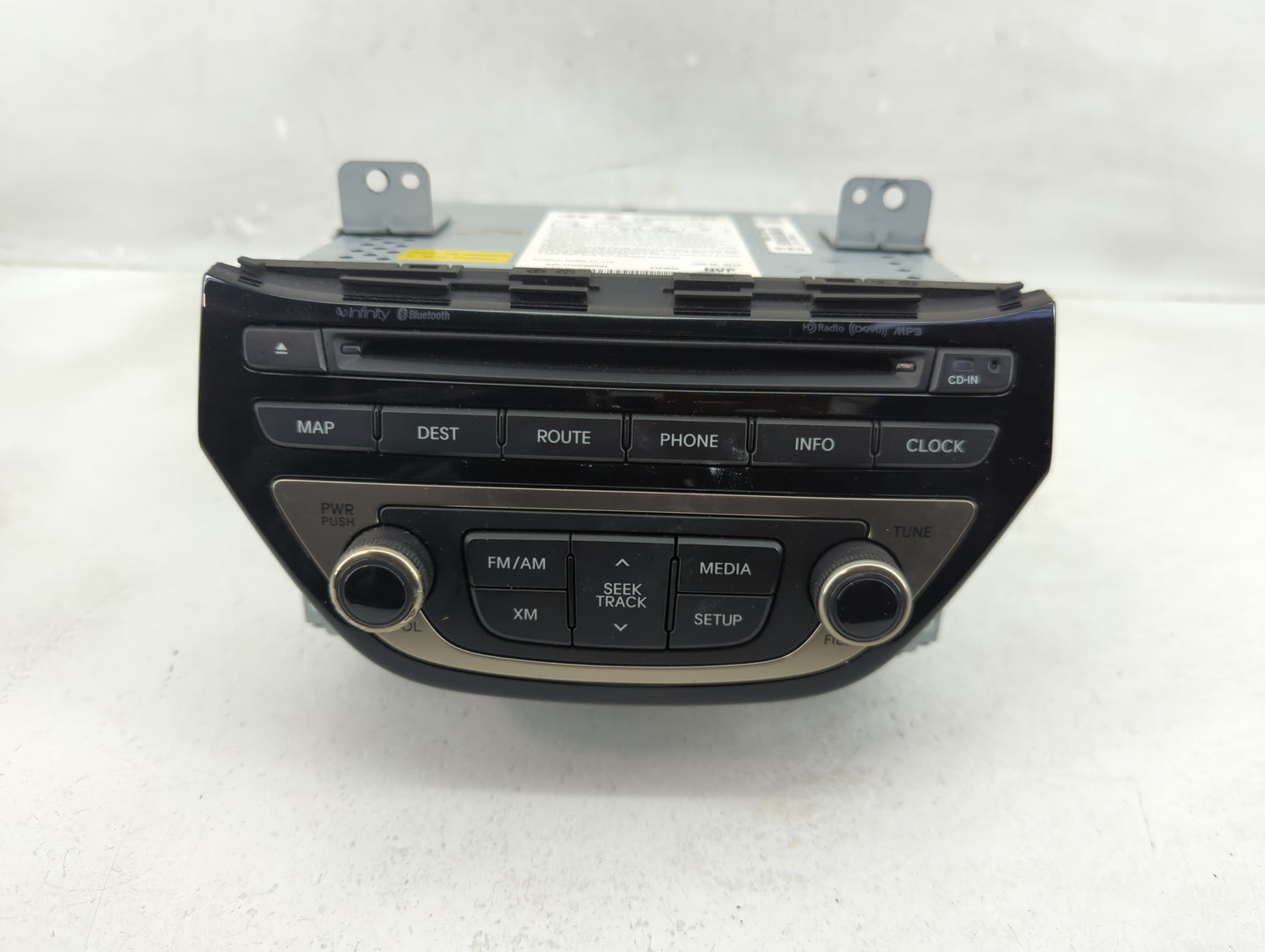 2013-2016 Hyundai Genesis Radio AM FM Cd Player Receiver Replacement P/N:96560-2M770YHG Fits Fits 2013 2014 2015 2016 OEM Us
