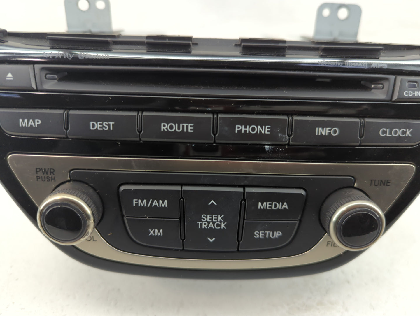 2013-2016 Hyundai Genesis Radio AM FM Cd Player Receiver Replacement P/N:96560-2M770YHG Fits Fits 2013 2014 2015 2016 OEM Us