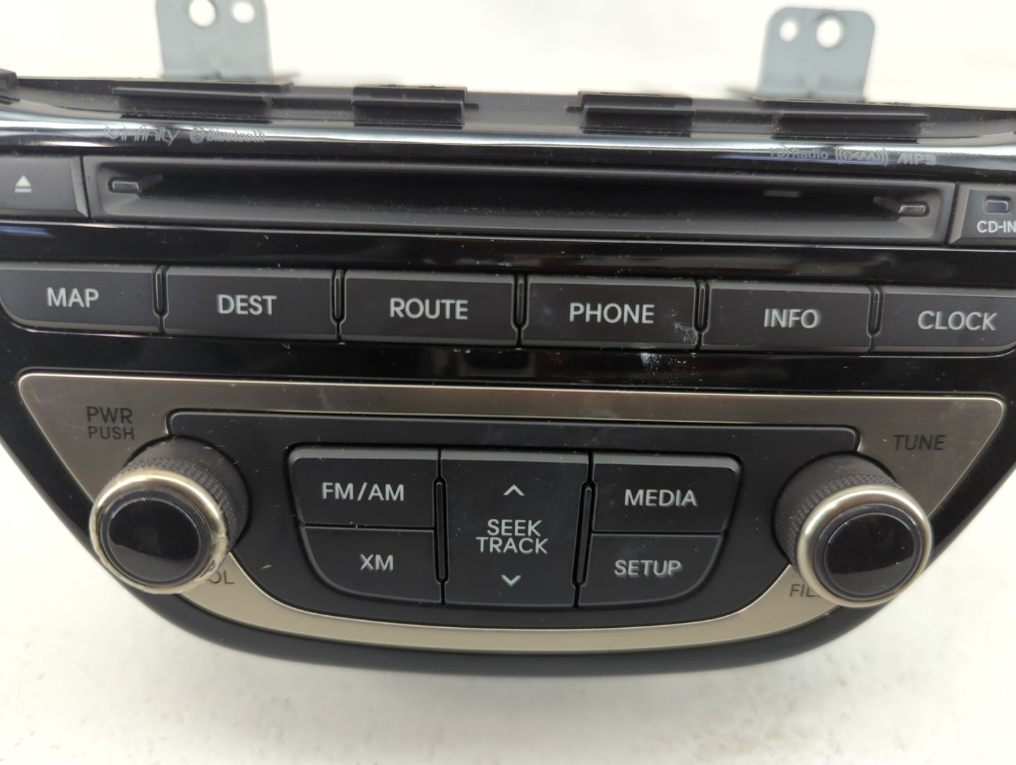 2013-2016 Hyundai Genesis Radio AM FM Cd Player Receiver Replacement P/N:96560-2M770YHG Fits Fits 2013 2014 2015 2016 OEM Us