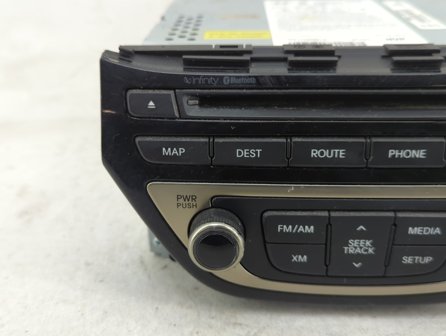 2013-2015 Hyundai Genesis Radio AM FM Cd Player Receiver Replacement P/N:96560-2M770YHG Fits Fits 2013 2014 2015 OEM Used Au