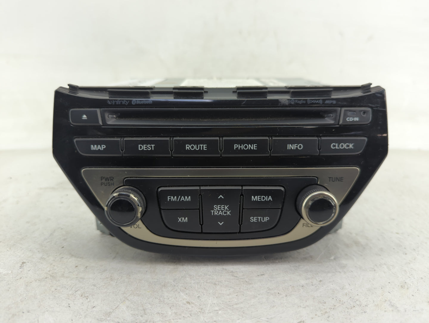 2013-2015 Hyundai Genesis Radio AM FM Cd Player Receiver Replacement P/N:96560-2M761YHG Fits Fits 2013 2014 2015 OEM Used Au