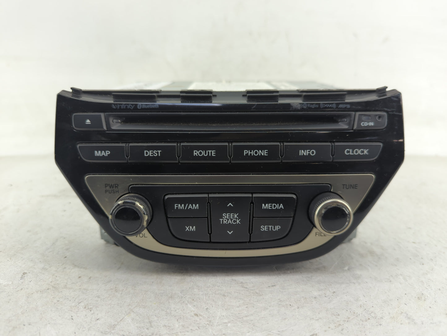 2013-2015 Hyundai Genesis Radio AM FM Cd Player Receiver Replacement P/N:96560-2M761YHG Fits Fits 2013 2014 2015 OEM Used Au