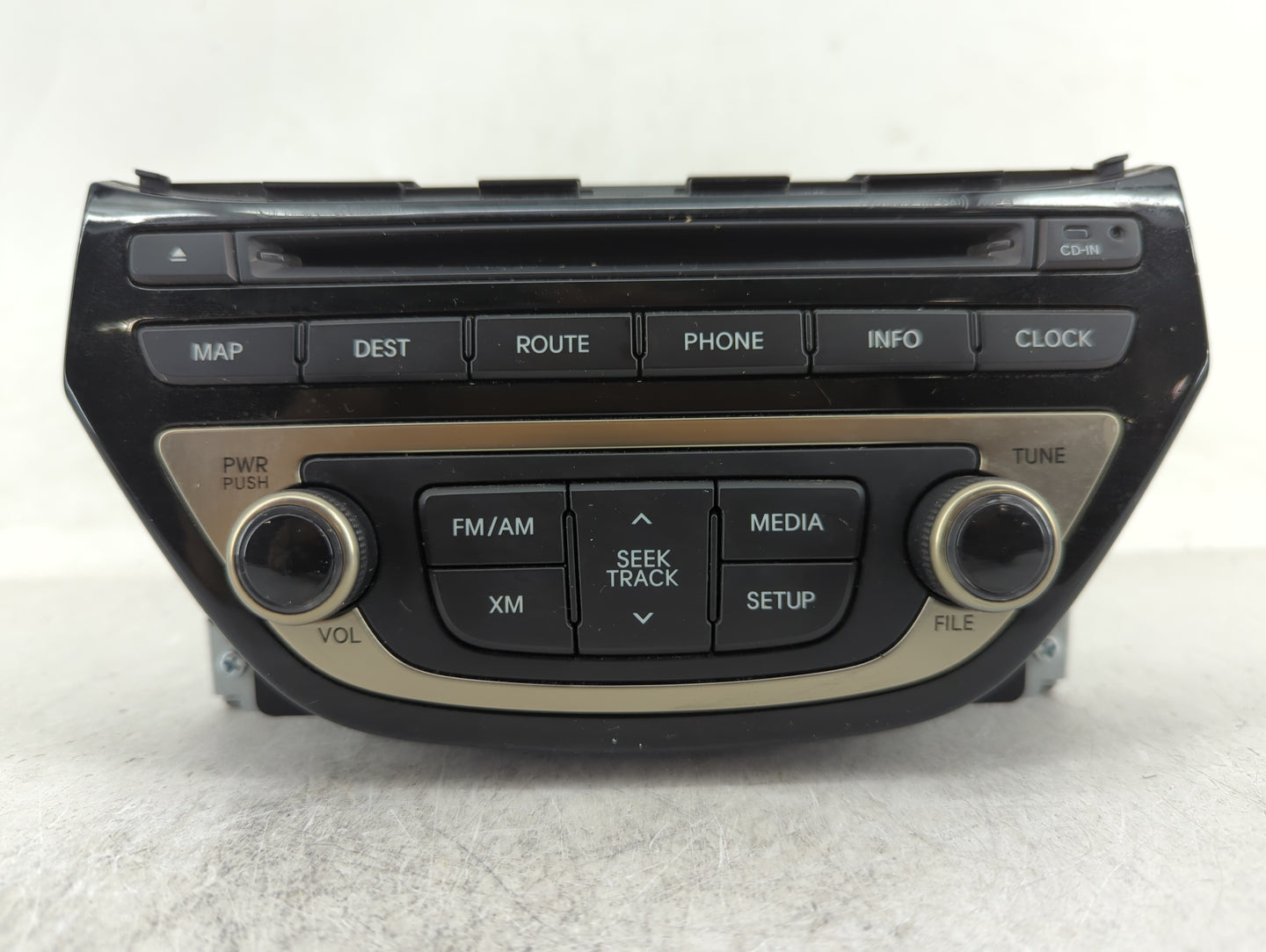 2013-2015 Hyundai Genesis Radio AM FM Cd Player Receiver Replacement P/N:96560-2M770YHG Fits Fits 2013 2014 2015 OEM Used Au