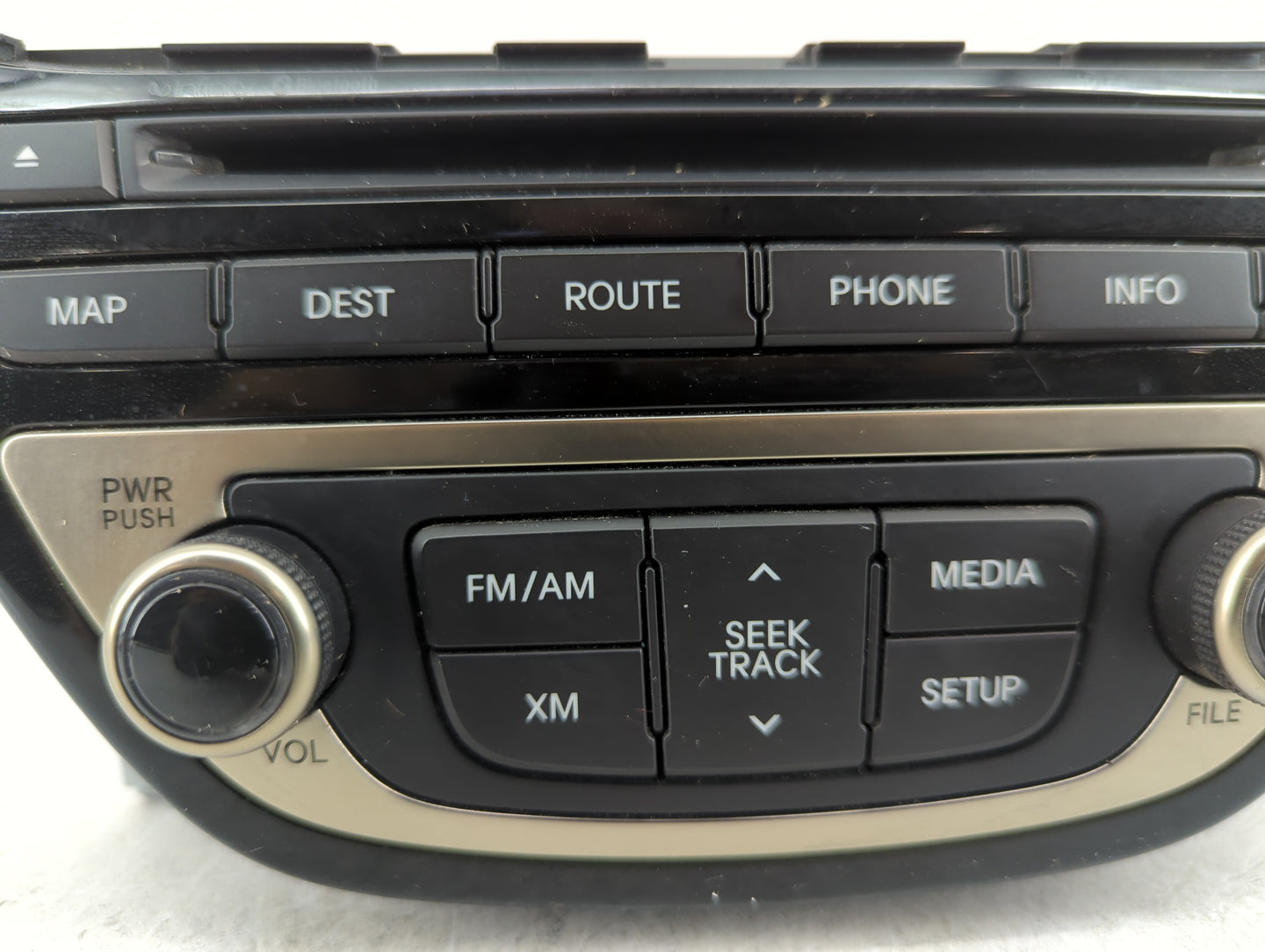 2013-2015 Hyundai Genesis Radio AM FM Cd Player Receiver Replacement P/N:96560-2M770YHG Fits Fits 2013 2014 2015 OEM Used Au