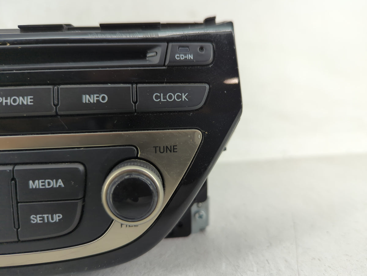 2013-2015 Hyundai Genesis Radio AM FM Cd Player Receiver Replacement P/N:96560-2M770YHG Fits 2013 2014 2015 OEM Used Auto Pa