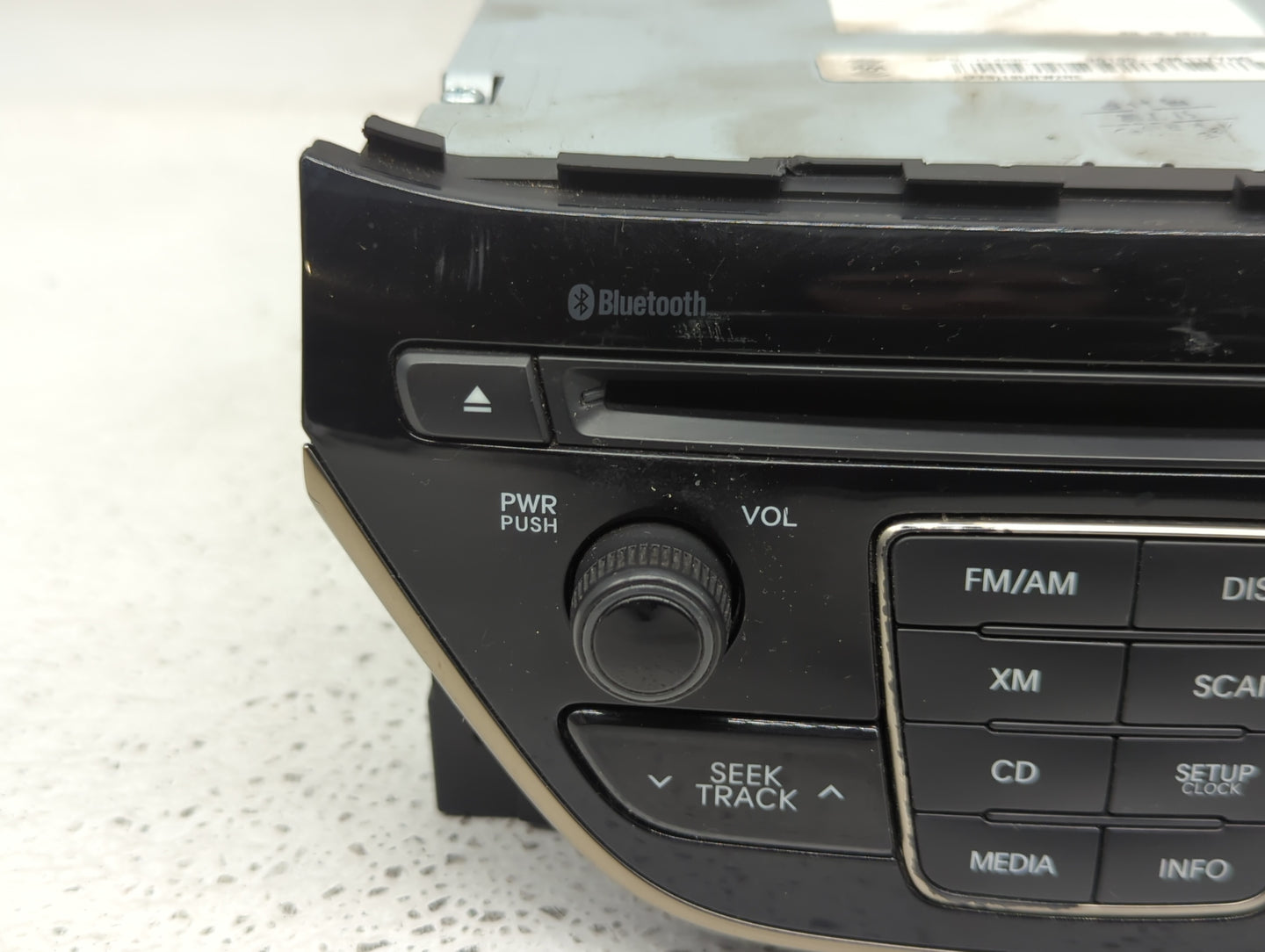 2013 Hyundai Genesis Radio AM FM Cd Player Receiver Replacement P/N:96180-2M117YHG Fits OEM Used Auto Parts - Oemusedautopar