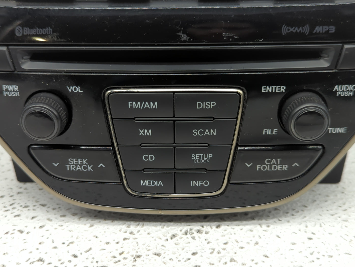 2013 Hyundai Genesis Radio AM FM Cd Player Receiver Replacement P/N:96180-2M117YHG Fits OEM Used Auto Parts - Oemusedautopar