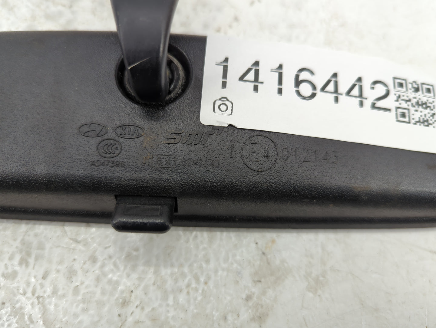 2009-2016 Hyundai Genesis Interior Rear View Mirror Replacement OEM P/N:A047396 Fits OEM Used Auto Parts - Oemusedautoparts1