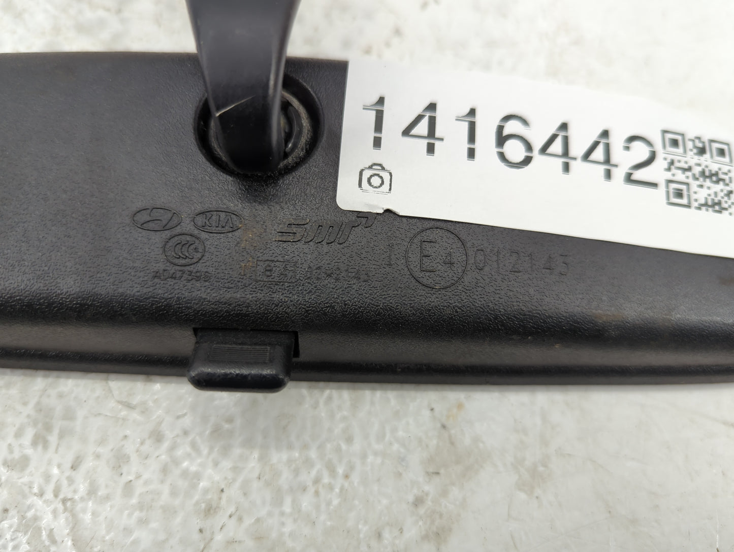 2009-2016 Hyundai Genesis Interior Rear View Mirror Replacement OEM P/N:A047396 Fits OEM Used Auto Parts - Oemusedautoparts1