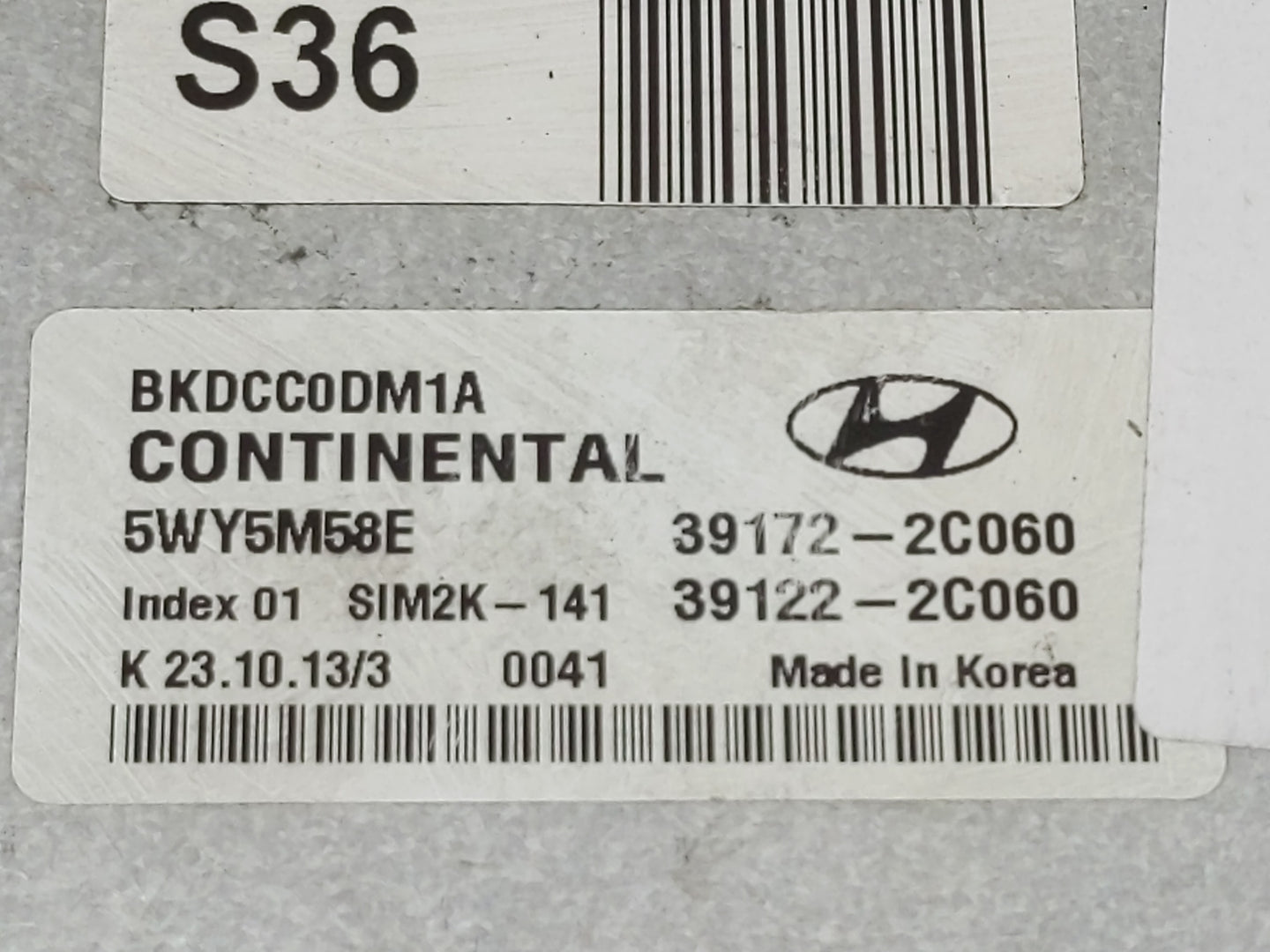 2013-2014 Hyundai Genesis PCM Engine Control Computer ECU ECM PCU OEM P/N:5WY5M58E 39122-2C060, 39172-2C060 Fits Fits 2013 2