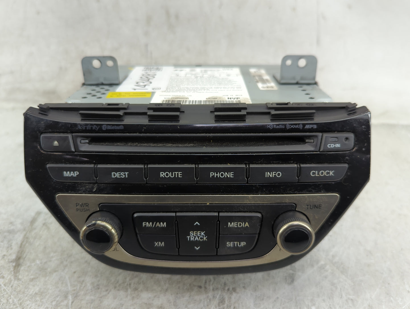 2013-2015 Hyundai Genesis Radio AM FM Cd Player Receiver Replacement P/N:96560-2M770YHG 965602M770 Fits Fits 2013 2014 2015 