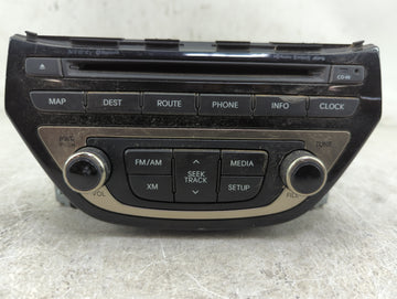 2013 Hyundai Genesis Radio AM FM Cd Player Receiver Replacement P/N:96560-2M770YHG AN242DKAN Fits OEM Used Auto Parts