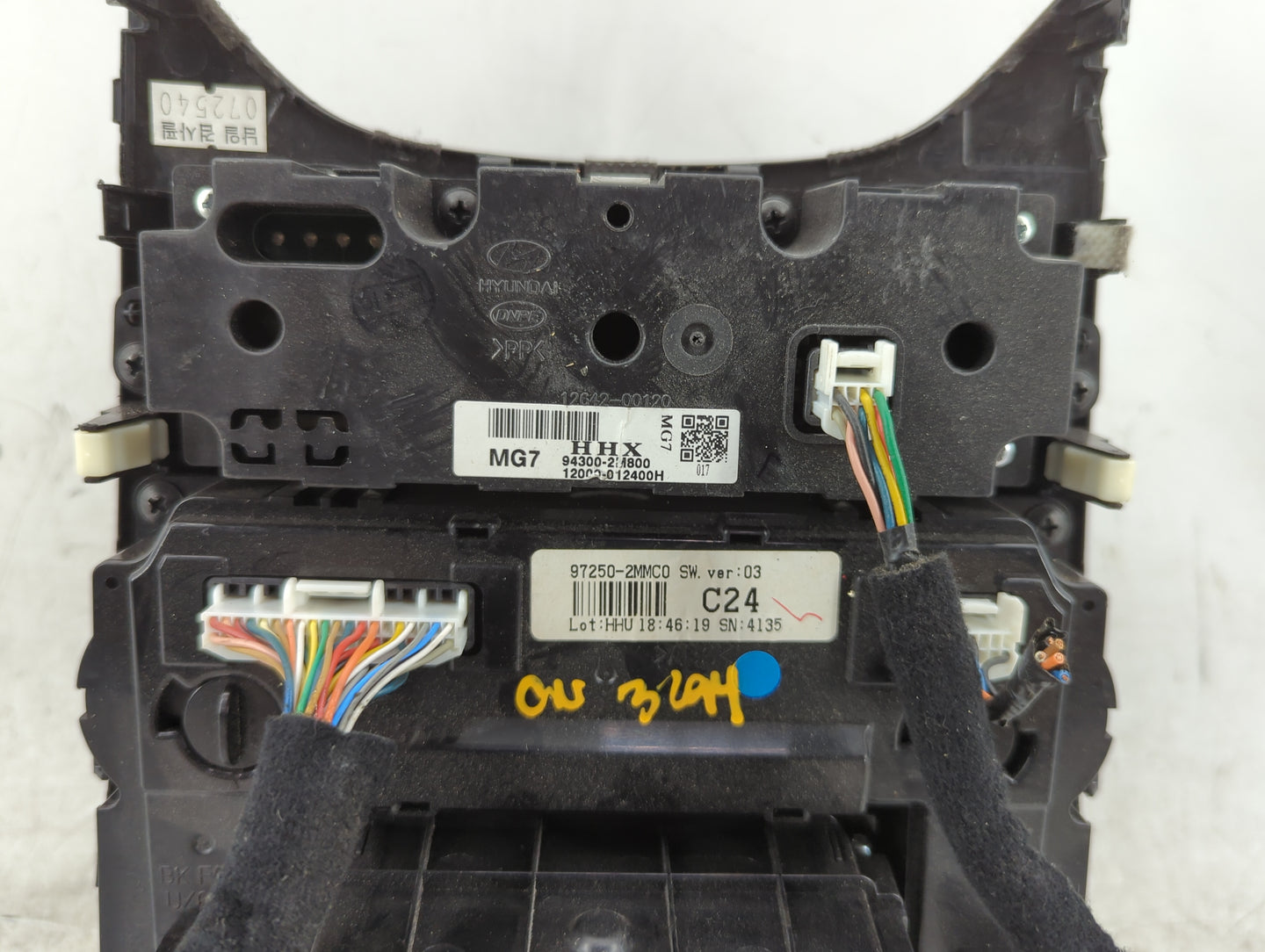 2013-2016 Hyundai Genesis Climate Control Module Temperature AC/Heater Replacement P/N:97250-2MMC0 94300-2M800 Fits OEM Used