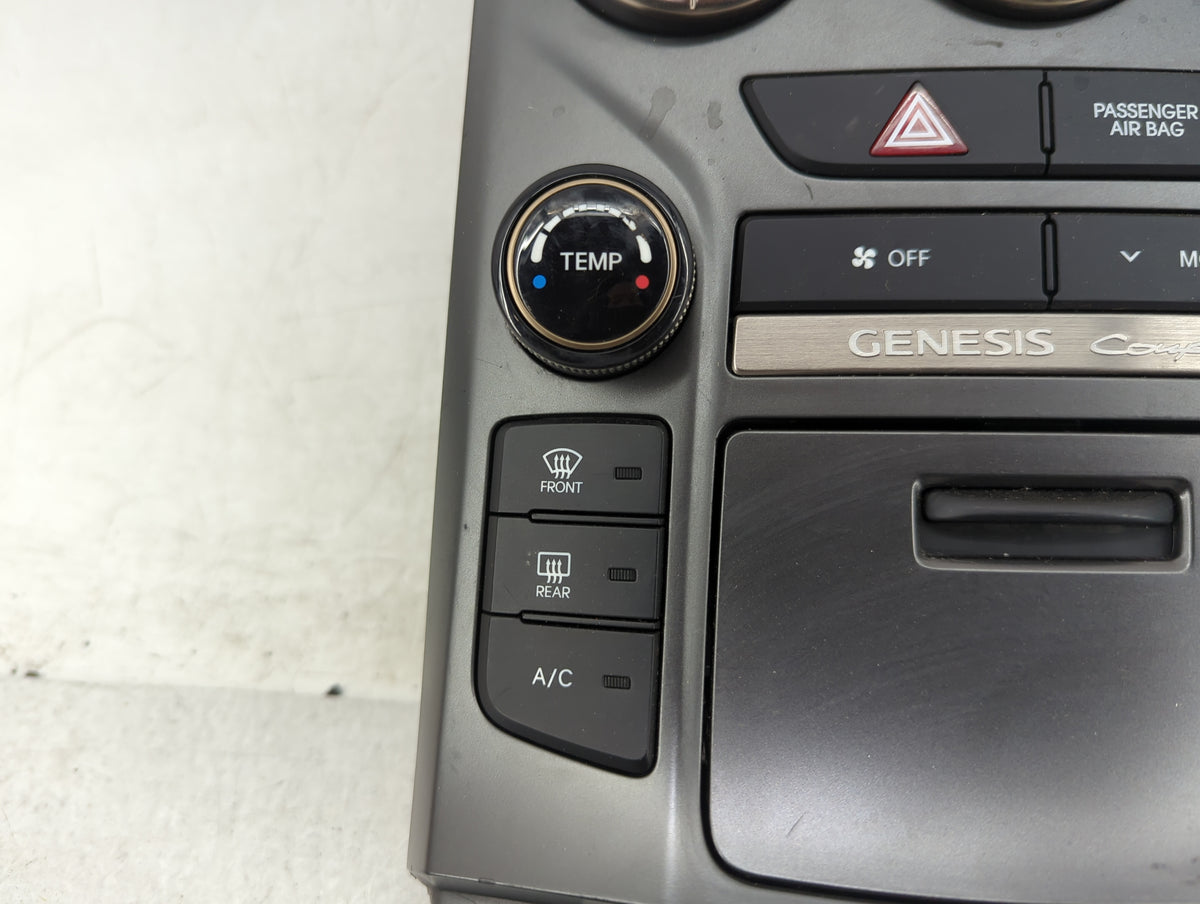 2013-2016 Hyundai Genesis Climate Control Module Temperature AC/Heater Replacement Fits Fits 2013 2014 2015 2016 OEM Used Au