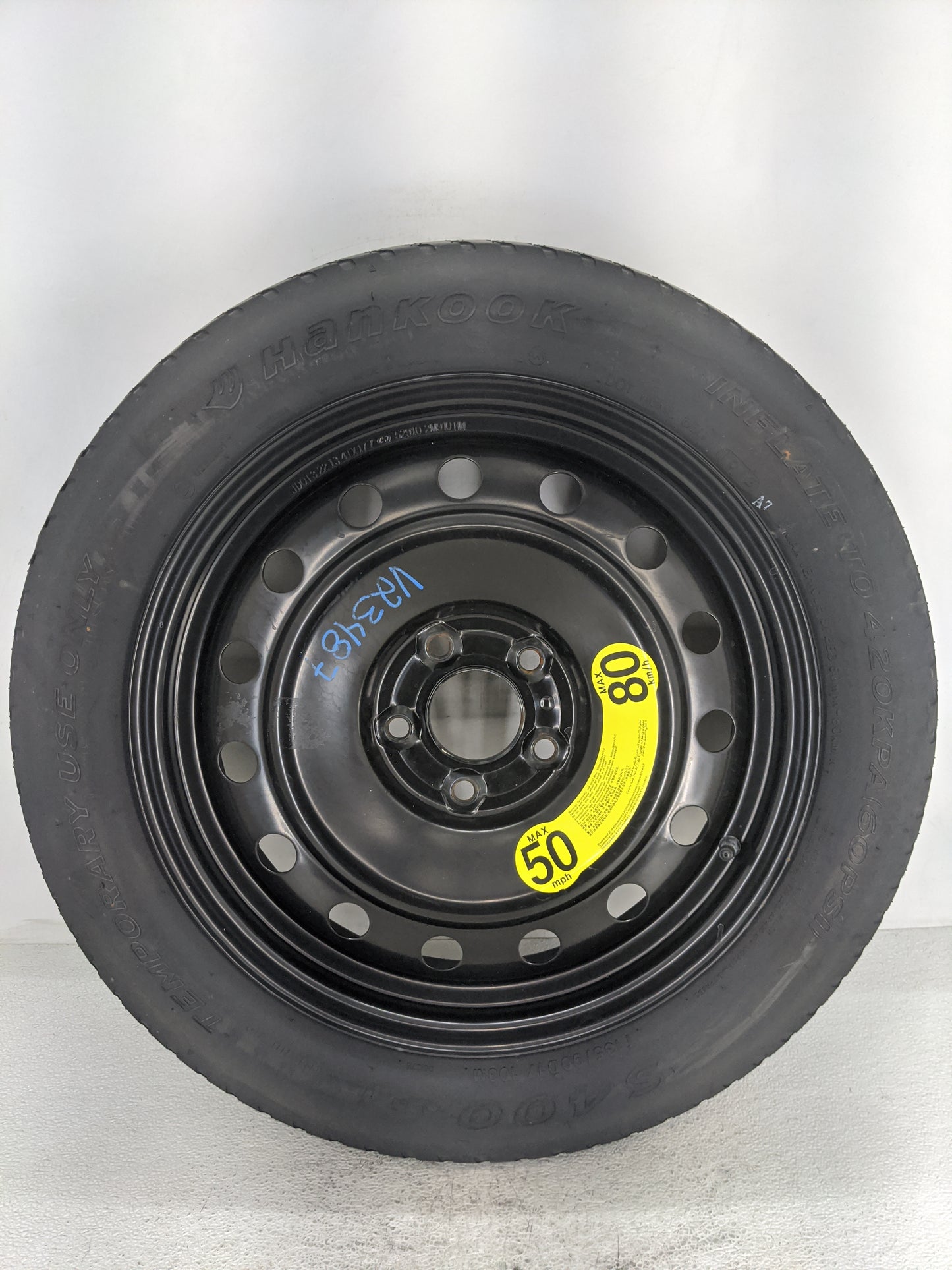 2009-2016 Hyundai Genesis Spare Donut Tire Wheel Rim Oem - Oemusedautoparts1.com