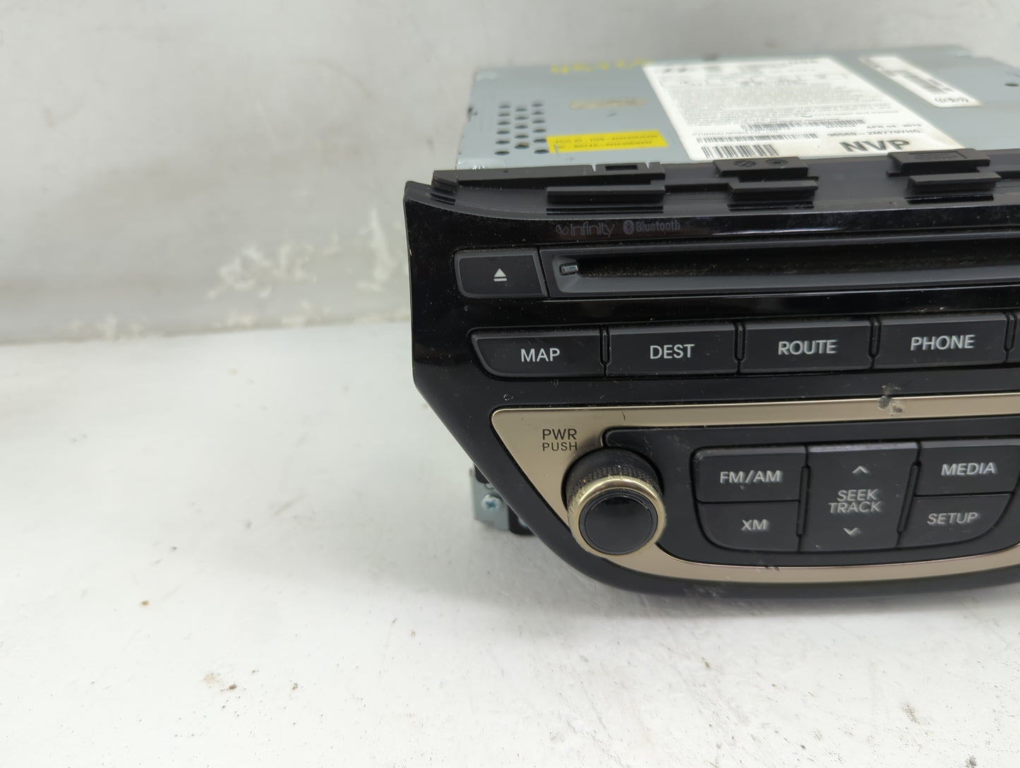 2013-2015 Hyundai Genesis Radio AM FM Cd Player Receiver Replacement P/N:965602M770YHG 96560-2M770YHG Fits Fits 2013 2014 20