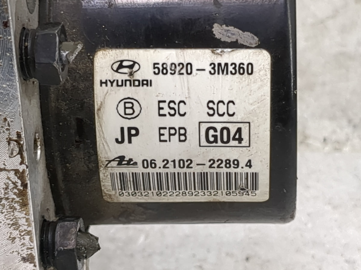2012-2014 Hyundai Genesis Anti-Lock Brake ABS Pump Module Actuator OEM P/N:58920-3M360 06.2102-2289.4 Fits Fits 2012 2013 20