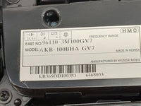 2009-2014 Hyundai Genesis Radio AM FM Cd Player Receiver Replacement P/N:96110-3M100GV7 KB-100BHAGV7 Fits OEM Used Auto Part