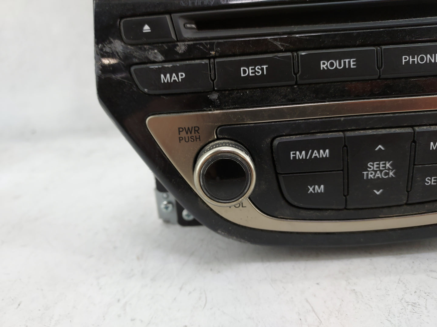 2013-2015 Hyundai Genesis Radio AM FM Cd Player Receiver Replacement P/N:965602M770YHG AN242DKAN Fits Fits 2013 2014 2015 OE