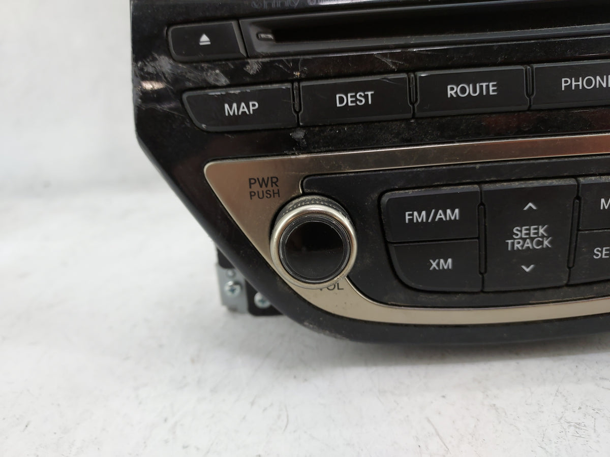 2013-2015 Hyundai Genesis Radio AM FM Cd Player Receiver Replacement P/N:965602M770YHG AN242DKAN Fits Fits 2013 2014 2015 OE