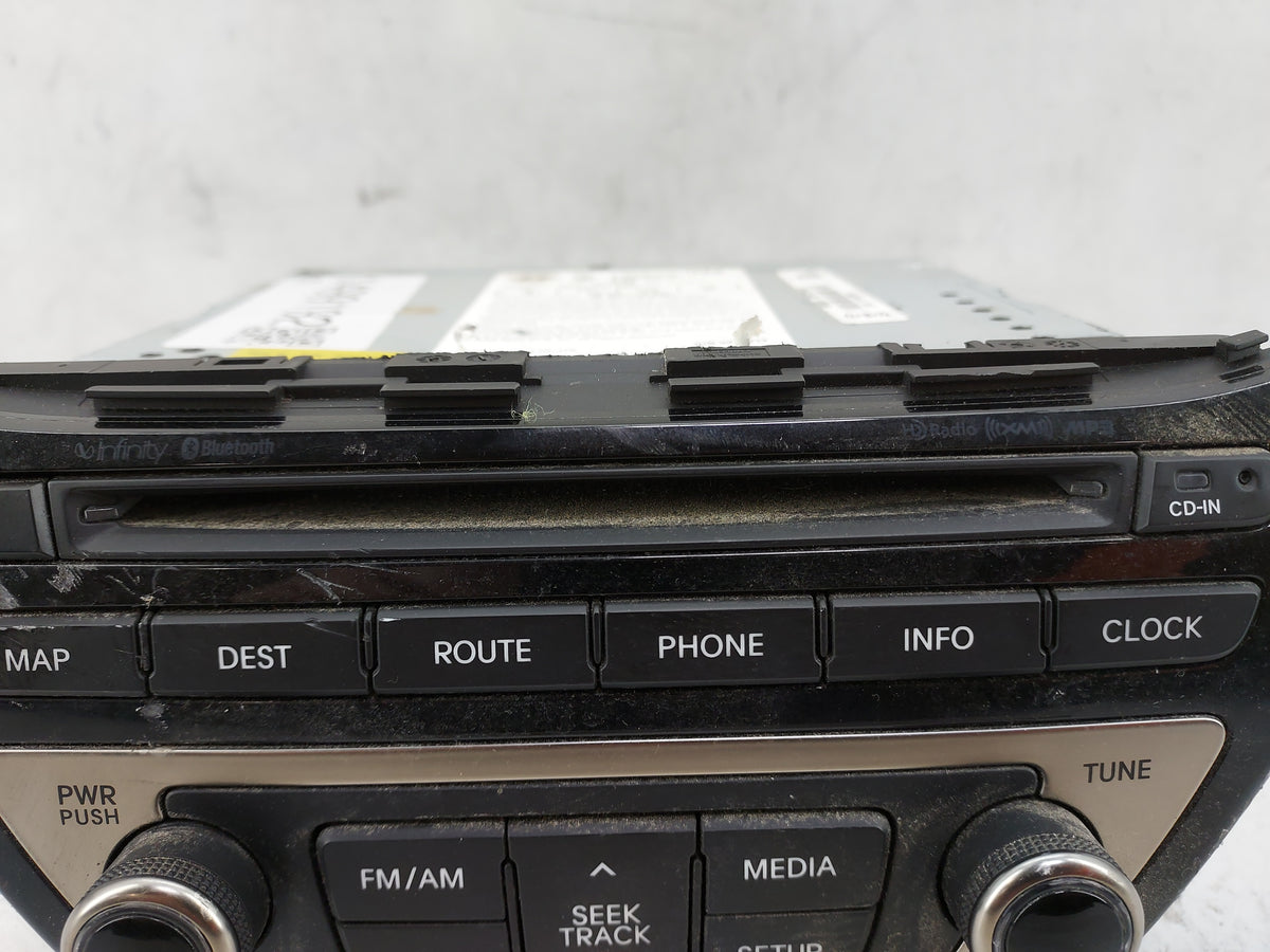 2013-2015 Hyundai Genesis Radio AM FM Cd Player Receiver Replacement P/N:965602M770YHG AN242DKAN Fits Fits 2013 2014 2015 OE