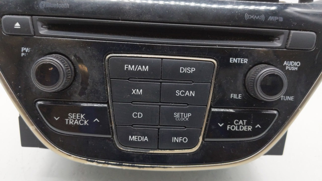 2013-2013 Hyundai Genesis Am Fm Cd Player Radio Receiver - Oemusedautoparts1.com