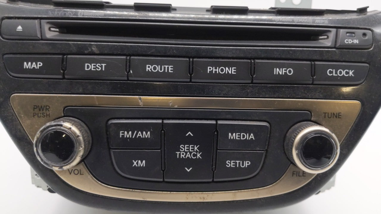 2013-2015 Hyundai Genesis Am Fm Cd Player Radio Receiver - Oemusedautoparts1.com