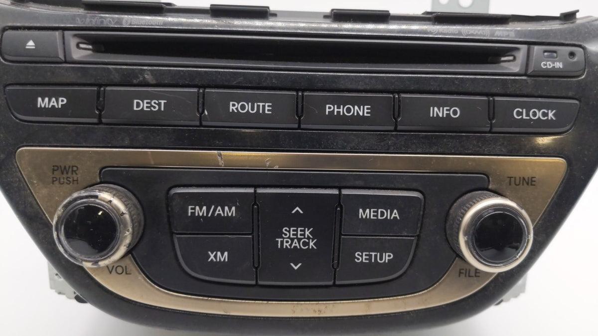 2013-2015 Hyundai Genesis Am Fm Cd Player Radio Receiver 281346 - Oemusedautoparts1.com