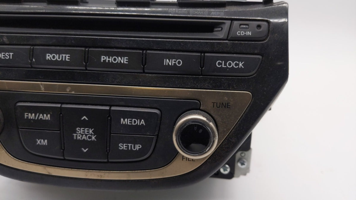 2013-2015 Hyundai Genesis Am Fm Cd Player Radio Receiver 281346 - Oemusedautoparts1.com